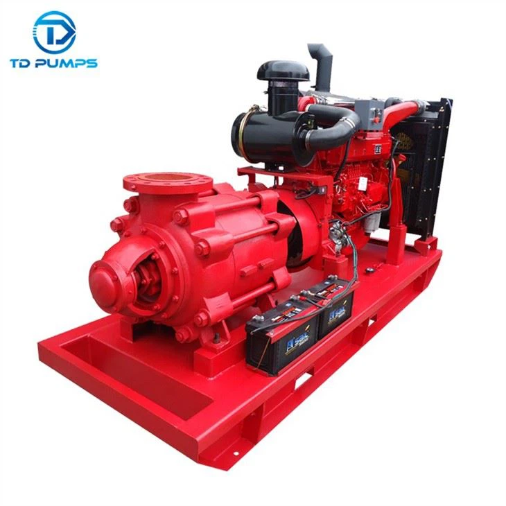 EXW Factory Price Strong Abrasion Metal Lined Lime Long Working Life Double Suction Diesel Pump